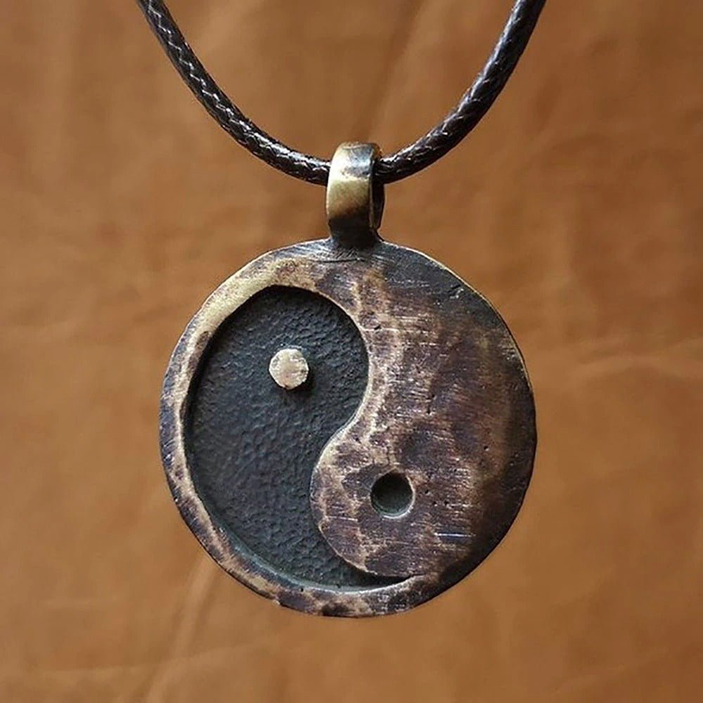 Vintage Taichi Symbol Yin Yang Necklace For Men - Necklaces - Ornaments Co - Ornaments Co - 